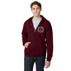 Hanes 7.8 Ounce ComfortBlend Full Zip Hooded Sweatshirt