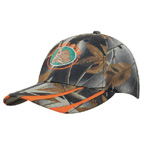 2-Tone Leaf Print Camouflage Cap