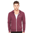 Bella+Canvas Unisex Triblend Lightweight Hoodie - Embroidered