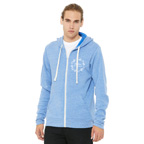 Bella+Canvas Unisex Tri-blend Full-Zip Hoodie