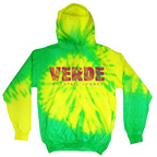 Tie Dye Adult Tie-Dyed Floures Blended Hoodie