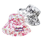 Ladies Wide Brim Flower Cap