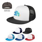 Flat Bill Trucker Cap Hat