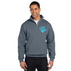 Jerzees Adult 8 oz. NuBlend Quarter-Zip Cadet Collar Sweatshirt