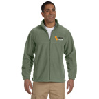 Harriton Mens 8 oz. Full-Zip Fleece