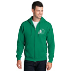 Port and Company - Core Fleece Full-Zip Hooded Sweatshirt - Rhinestone