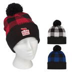 Northwoods Pom Beanie with Cuff Cap Hat