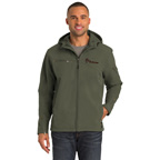 Port Authority Textured Hooded Soft Shell Jacket