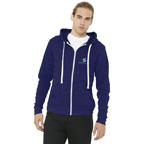 Bella+Canvas Unisex Triblend Sponge Fleece Full-Zip Hoodie Sweatshirt