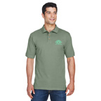 Harriton Mens 6 oz. Ringspun Cotton Pique Short-Sleeve Polo