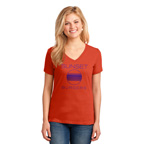 Port and Company Ladies Core Cotton VNeck Tee