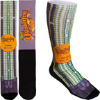 Mens Full Color Crew Promo Socks With Black Bottom