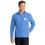 Port Authority Heather Microfleece Full-Zip Jacket