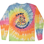 Tie Dye Long Sleeve 100 Percent Cotton T-Shirt