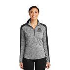 Sport-Tek  Ladies PosiCharge  Electric Heather Colorblock 1/4-Zip Pullover