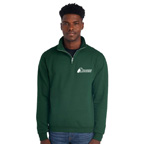 JERZEES - Nublend Cadet Collar Quarter-Zip Sweatshirt