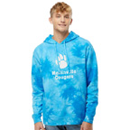 Unisex Midweight Tie-Dyed Hooded Sweatshirt