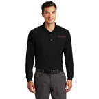 Port Authority Silk Touch Long Sleeve Polo with Pocket