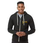 J. America - Triblend Full-Zip Hooded Sweatshirt