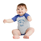 Rabbit Skins Infant Baseball Fine Jersey Bodysuit