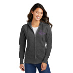 Port and Company Ladies Core Fleece Full Zip Hooded Sweatshirt