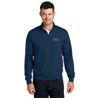 Port and Co Fan Favorite Fleece 1/4 zip Pullover Sweatshirt