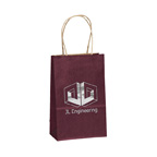 Toto Matte Shoppers Bag 5-1/4W x 3-1/4 x 8-3/8H