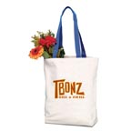 Tote Bag with Contrasting Web Handles