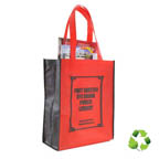 Non-Woven Two Tone Tote/Bookbag