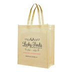 Laminated Tote Bag 12-3/4 x 15-3/4 x 4-3/4