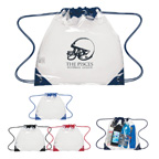 Touchdown Clear Drawstring Backpack