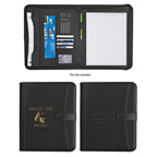 Pebble Grain 8.5 x 11 Zippered Portfolio with Calculator