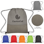 Non Woven Wave Design Drawstring Bag