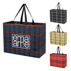 Soho Tartan Laminated Non Woven Shopper Bag