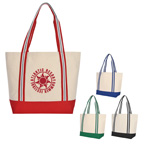 Bayshore Boat Tote Bag