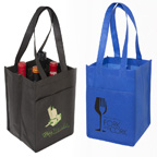 4 Bottle Wine Tote Bag