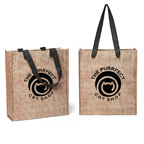 Non Woven Jute Look Tote Bag