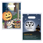 Imprinted Pumpkin Head Full Color Halloween Bag - 9 x 13