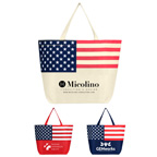 American Flag Non Woven Tote Bag