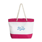 Nautical Beach Bag Embroidered