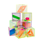 TINTED ACRYLIC CUBE PUZZLES