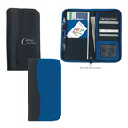 Microfiber Travel Wallet With Embossed PVC Trim