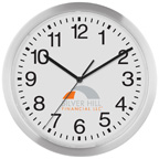 Slim Metal Wall Clock