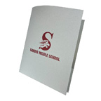 One Color Imprint Standard Folder