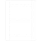 4-1/4  x 6  Agenda Paper Name Tag Insert, Blank- 500 per pack