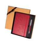 Leeman Tuscany Journal And Pen Gift Set