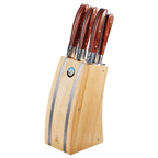 Laguiole 5-Piece Knife Block Set