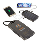 UL Listed Glow 8000 mAh Solar Power Bank