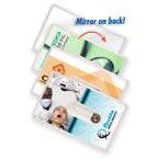 Credit Card Style Dental Floss with Mirror