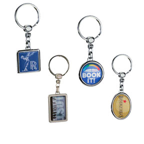 Die Cast Metal Domed Key Tag